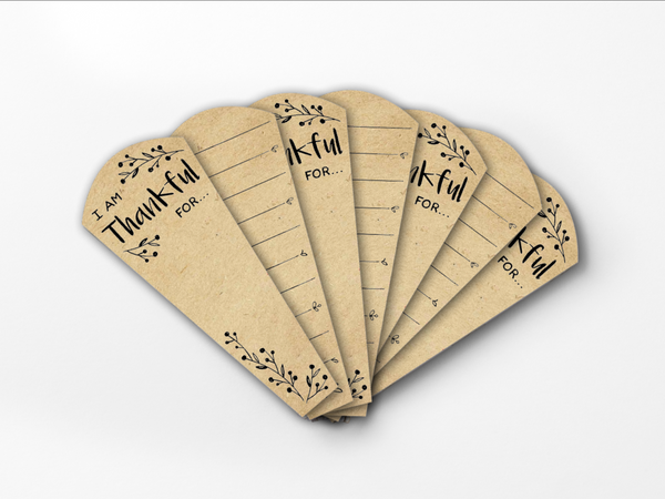 Replacement Thankful Feathers®- Kraft Brown