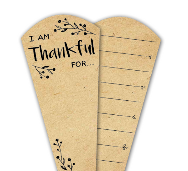 Replacement Thankful Feathers®- Kraft Brown