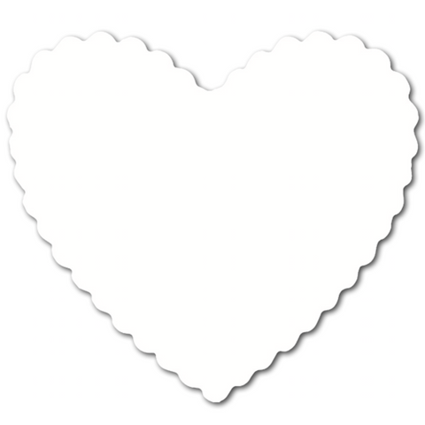 Hearts (pack of 30) - White